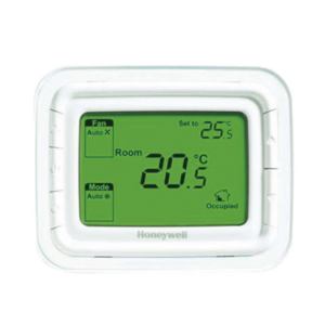 Termostato No Programable / 2 o 4 Tubos / 220 VAC / Pantalla LCD Verde / Montaje Horizontal