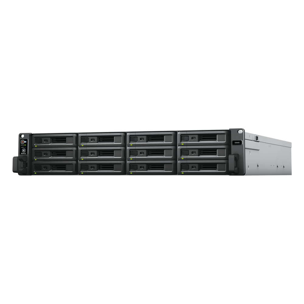Servidor NAS / 12 Bahías / Escalable a 108 Bahías / AMD EPYC 12 Núcleos / 32 GB DDR4 ECC / 10GbE RJ-45 / 6.4 GB/s Lectura
