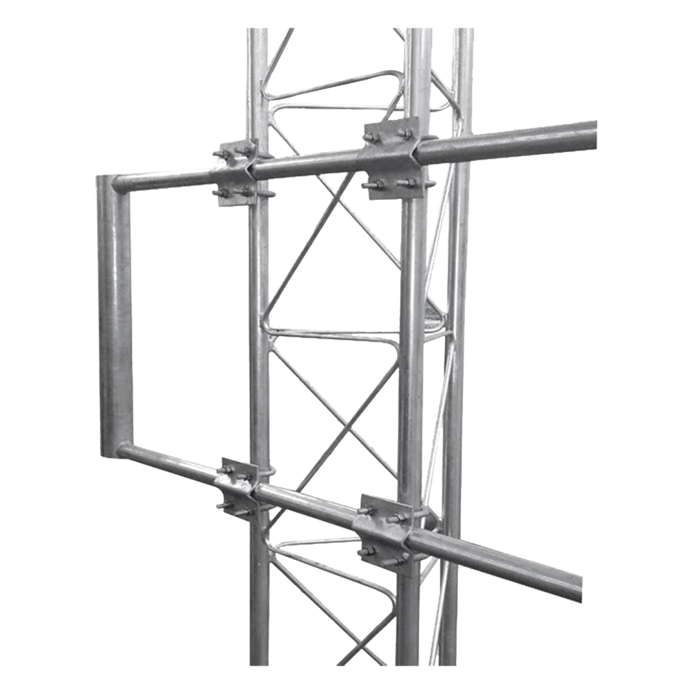 Brazo para Torre / Acero ASTM A-36 / Galvanizado Electrolítico / Tubo Ø 2" Ced 30 / Largo 1.7 m (5.6 ft) / Ajustable 30-100 cm (11.8-39.4 in)