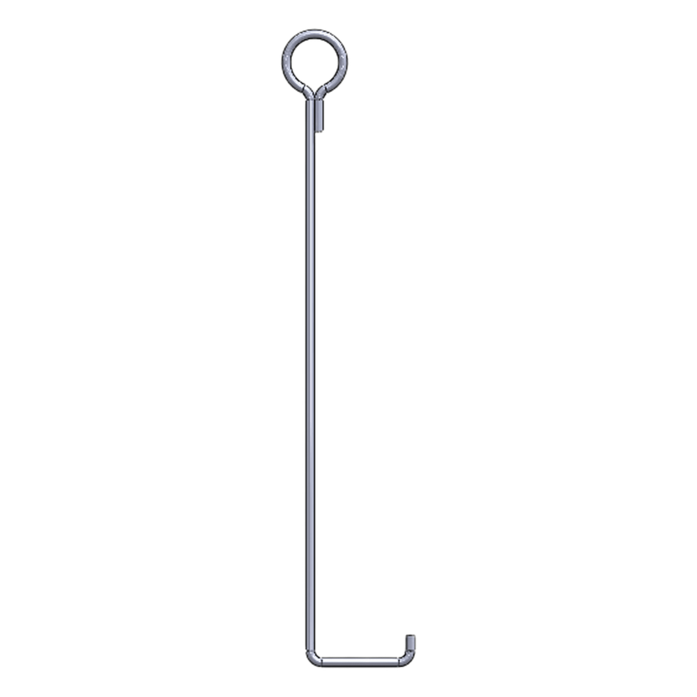 Ancla de Retenida para Torre / Altura 45 m (147.6 ft) / Tipo Piso / Varilla 3/4" ASTM A36 / Galvanizado por Inmersión en Caliente / Longitud 150 cm (59.1 in)