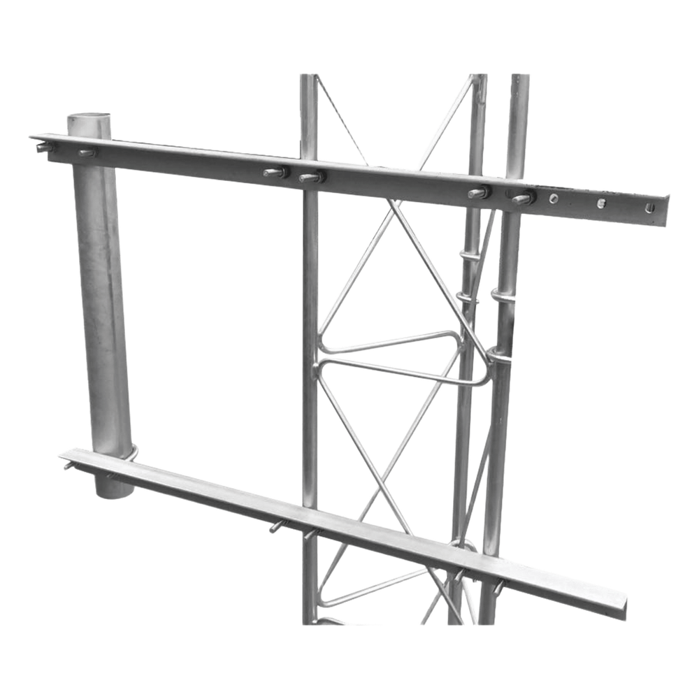 Brazo para Torre Arriostrada / Acero ASTM A36 / Ø 3' Cal. 16 / Ángulos 89.5 cm / Galvanizado por Inmersión / Compatibilidad STZ30G/35G/45G