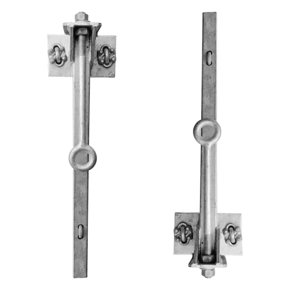 Herrajes para Línea de Vida / Acero Galvanizado / 4.25 kg / Torre STZ30G-STZ45G / Cable 3/8"