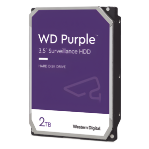 Disco Duro para Videovigilancia / 2 TB / SATA III 6 Gb/s / 256 MB Caché / 3.5 Pulgadas / 64 Cámaras / 5400 RPM