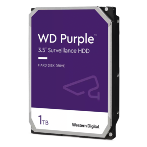 Disco Duro para Videovigilancia / 1 TB / SATA III 6 Gb/s / 5400 RPM / 64 MB Caché / 3.5 Pulgadas / 64 Cámaras / 8 Bahías / 0°C a 65°C (32°F a 149°F)