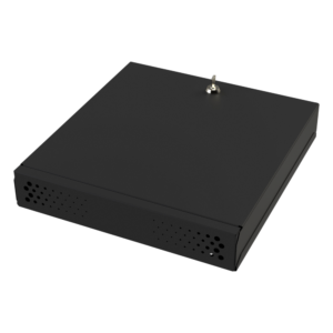 Gabinete Metálico para DVR/NVR. Tamaño Max. de DVR/NVR: 445 x 88 x 400mm (An.xAl.xProf.). Compatible con Fuente SLIM.