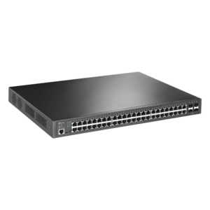 Switch PoE+ L2+ / 48 Puertos Gigabit / 4 SFP 1G / Presupuesto PoE 384W / Rendimiento 104 Gbps / Montaje en Rack