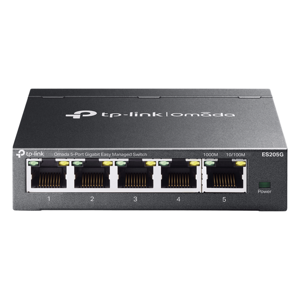 Switch Gestionado SDN / 5 Puertos Gigabit / 10 Gbps Capacidad Switching / 7.4 Mpps Forwarding Rate / Fanless / VLAN 802.1Q / QoS 8 Colas