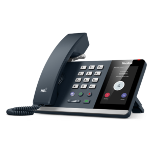 Teléfono IP / Pantalla Táctil 4 Pulgadas / HD Voice / Bluetooth 5.2 / Wi-Fi Dual Band / PoE / Certificación Microsoft Teams