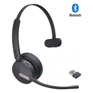 Diadema Bluetooth / Cancelación de Ruido con 3 Micrófonos / Bluetooth 5.3 / Alcance 50 m (164 ft) / Batería 35 Horas / UC Multiplataforma