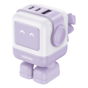 Cargador de Escritorio / 65W / 3 Puertos / 2 USB-C + 1 USB-A / PD 3.0 / QC 4.0 / GaN II / Pantalla LED