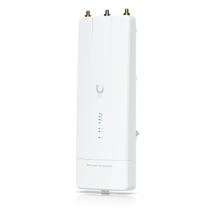 Radio Enlace Wi-Fi 7 / 5 GHz / Rendimiento 5 Gbps / Alcance 100 km (328 kft) / MLO hasta 20 km (65.6 kft) / PoE 10GbE / Análisis Espectral