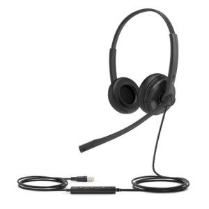 Auriculares USB Profesionales / Audio HD / Cancelación de Ruido Pasiva / Plug-and-Play / Brazo Flexible 320° / Active Protection / 84 g a 118 g