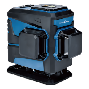Nivel Láser Línea Verde / 515 nm / Autonivelante ±3° / Proyección 360° / Batería 4V 4.4Ah / Base Magnética Rotativa