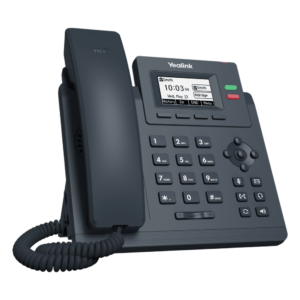 Teléfono IP Empresarial / 2 Líneas SIP / Pantalla LCD 2.3" / Dual Puerto Gigabit / PoE / Voz HD / Conferencia 5 Vías