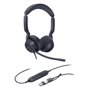 Auriculares USB Profesionales / Cancelación de Ruido con IA / Altavoz 35 mm / USB-C/A Plug-and-Play / 20 Hz - 20 kHz