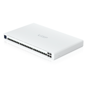 Switch Administrable PoE / 24 Puertos GbE / 4 SFP+ 10G / PoE Pasivo 27 V 220 W / Pantalla Táctil 1.3"