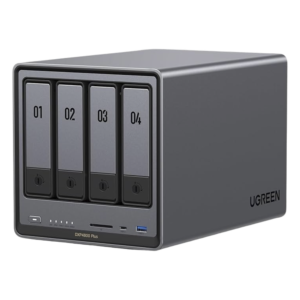 NAS 4 Bahías / Intel Pentium Gold 8505 5 Núcleos / 10GbE + 2.5GbE / DDR5 8GB Expandible a 64GB / PCIe 4.0 M.2 NVMe / USB 3.2 Gen 2 / HDMI 4K