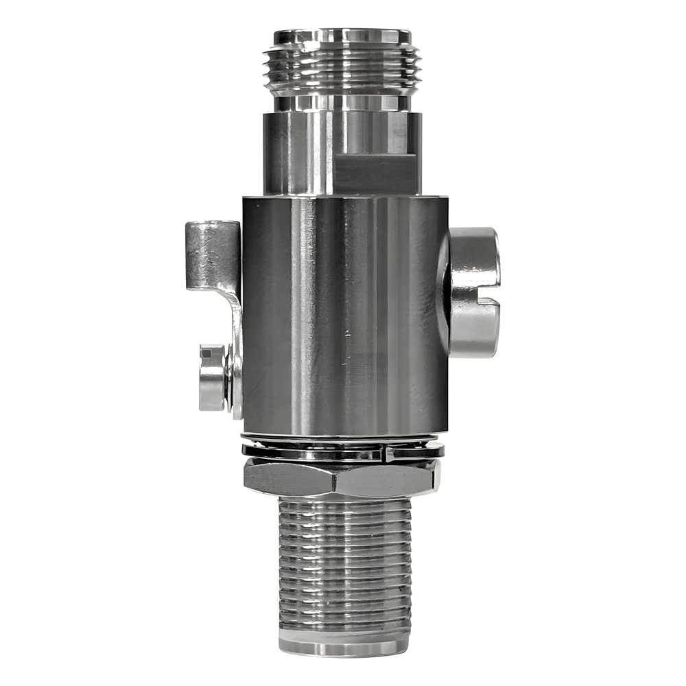 Protector Contra Descargas Eléctricas / DC a 5.8 GHz / Impedancia 50Ω / Bidireccional / Tubo de Gas 90V / Conectores N Hembra