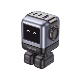 Cargador de Escritorio / 65W / 3 Puertos / 2 USB-C + 1 USB-A / PD 3.0 / QC 4.0 / GaN II / Pantalla LED