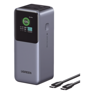 Power Bank / 20000mAh / 130W Max / 3 Salidas / PD 3.0 / QC3.0 / Pantalla TFT / Carcasa Ignífuga