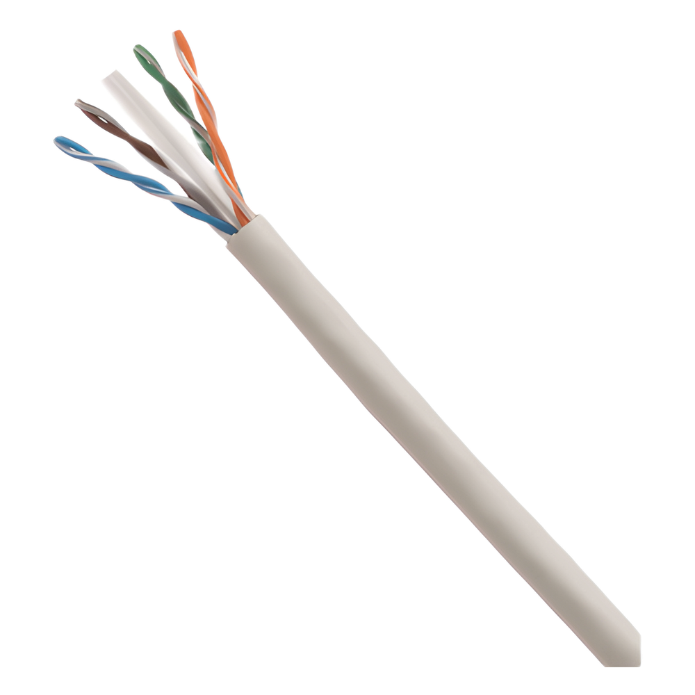 Cable UTP / 305 m (1000 ft) / Categoría 6 / 23 AWG / CMP Plenum / 250 MHz / PoE / 4 Pares