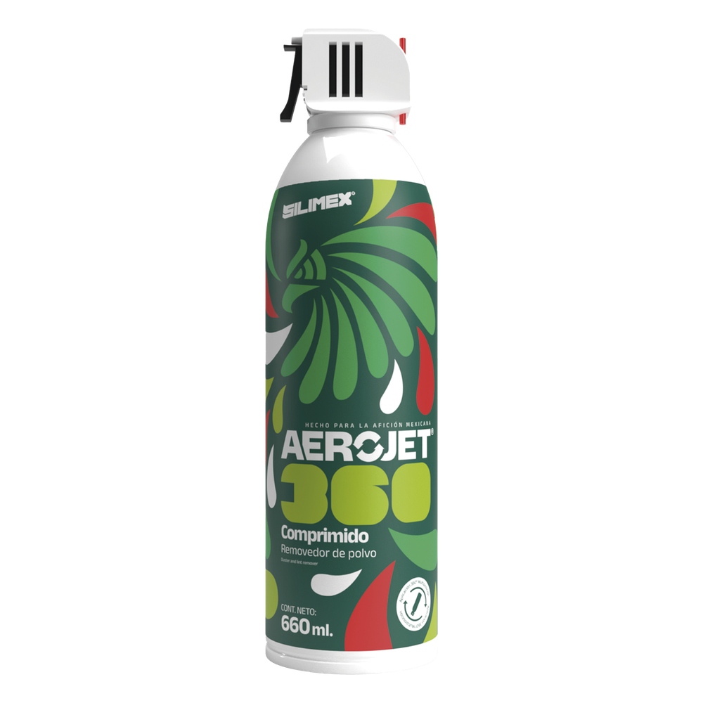 Removedor de Aire Comprimido / Aplicación 360° / Válvula Anti-Estallamiento / 660 ml / Uso en Cualquier Posición / Sin Residuos ni Humedad