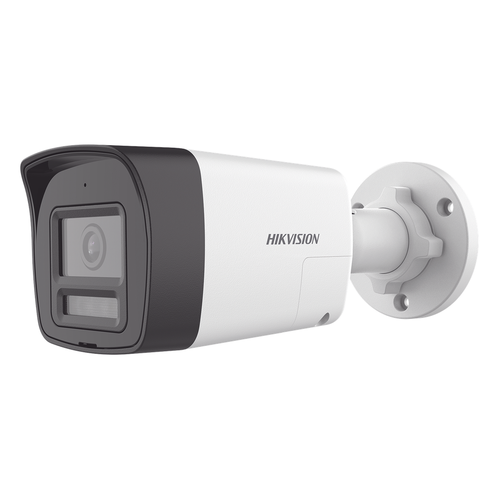 Cámara Bala TURBOHD / 3K 5 Megapixel / Lente 2.8 mm / Ángulo 112° / Dual Light IR 30 m (98.4 ft) + Luz Blanca 20 m (65.6 ft) / Audio Bidireccional / IP67