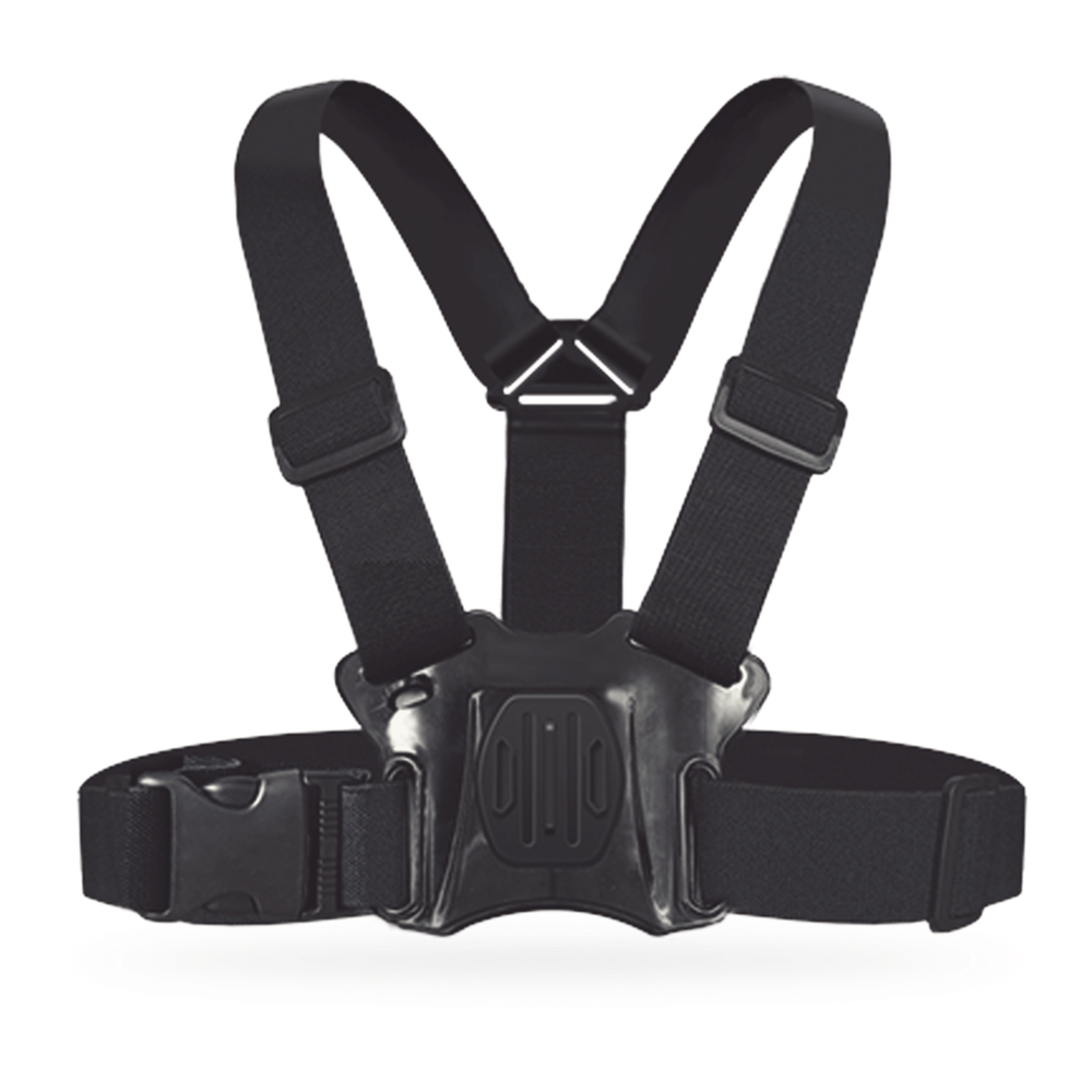 Arnés de Pecho para Body Cam / Ajuste Telescópico / Conexión Enchufable / Uso Profesional Exterior