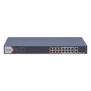 Switch PoE+ / 16 Puertos 10/100 Mbps / 2 Puertos Gigabit Uplink / 2 Puertos SFP / Alcance Extendido 300 m (984.2 ft) / 230 W / Gestión Cloud