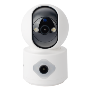 Cámara IP Wi-Fi / Doble Lente 3 Megapixel / 1920x2160 / Pan 320° / Tilt 70° / IR 10 m (32.8 ft) / Audio Bidireccional / MicroSD 128 GB