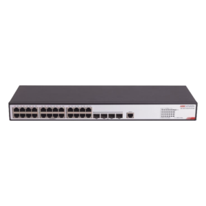 Switch Administrable / 24 Puertos RJ45 Gigabit / 4 Puertos SFP 10G / 216 Gbps / 1.44 ft × 0.52 ft × 0.14 ft