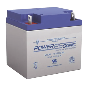 Batería de Respaldo AGM/VRLA / 12V / 28Ah / Terminales NB / 5 Años Vida Útil / UL Reconocida