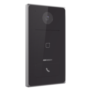 Frente de Calle IP / 2 Megapixel / 129°H / IR 2.5 m (8.2 ft) / PoE 802.3af / IP65 / Lector Mifare / Audio Bidireccional