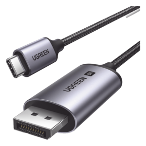 Cable USB-C a DisplayPort 1.4 / 3 m (9.84 pies) / 8K@60Hz / 4K@240Hz / HDR10+ / eARC / Thunderbolt 3 y 4 / Nylon trenzado