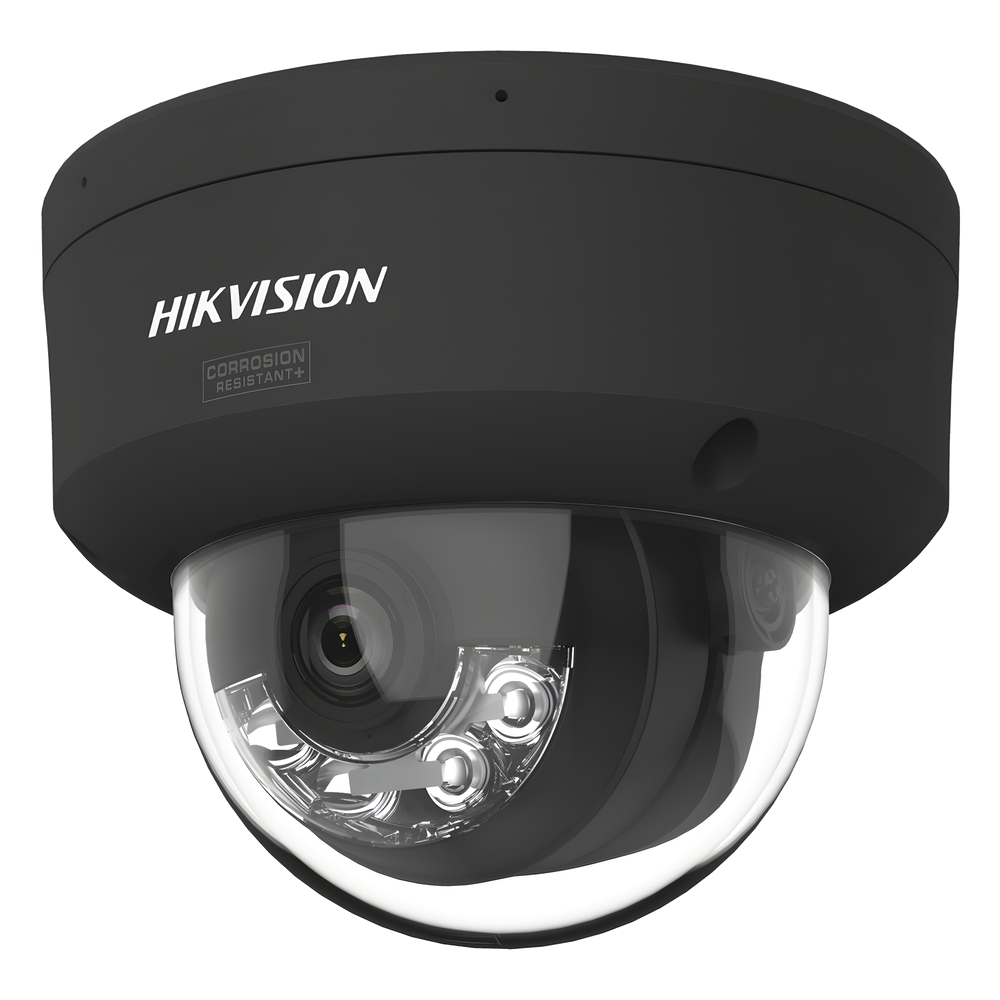 Domo IP 6 Megapixel / Lente 2.8 mm / 98.4 pies IR + Luz Blanca / 2 Micrófonos / IP67 / WDR 130 dB / AcuSense 3.0 / NEMA 4X / AcuSeek / Metal