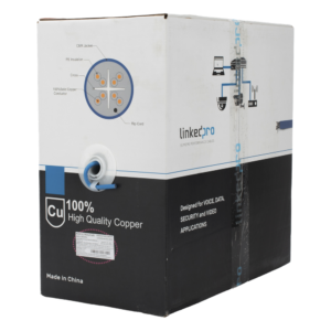 Bobina de Cable U/UTP Cat6A / 305 m (1000 ft) / 10G-BaseT / 500 MHz / Calibre 23 AWG / CMR / 100% Cobre