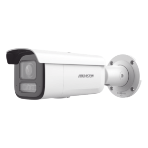 Cámara Bala IP / 8 Megapixel (4K) / Lente Motorizado 2.8-12 mm / Dual Light 60 m (196.9 ft) / AcuSense / WDR 120 dB / PoE 802.3at / IP67 / IK10