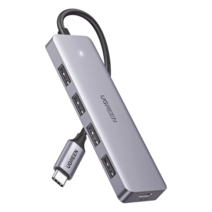 Hub USB-C / 4 Puertos USB-A 3.0 / 5Gbps / OTG / 15cm / 4.1x1.2x0.4in