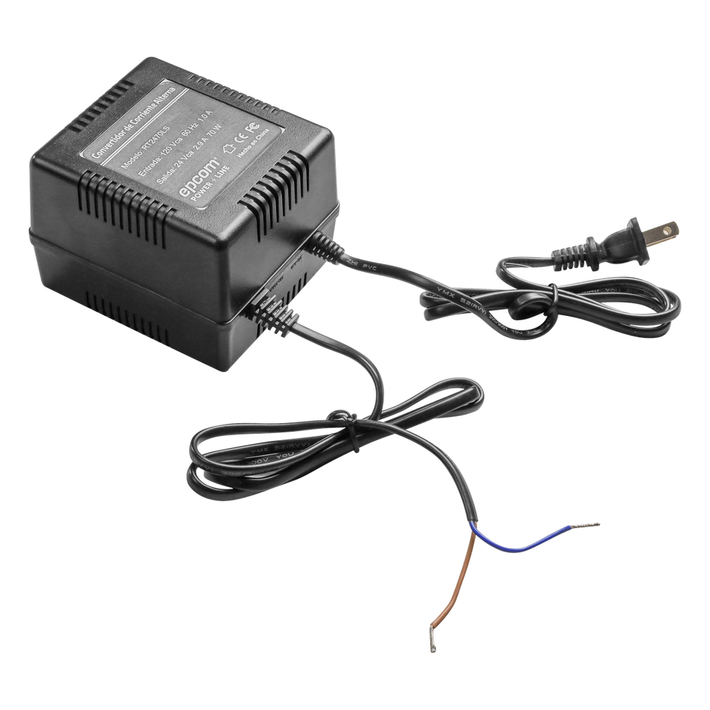 Transformador / 24 VCA / 70 VA / 120 VCA Entrada / -10°C a 45°C / 4.02 x 2.68 x 2.28 in