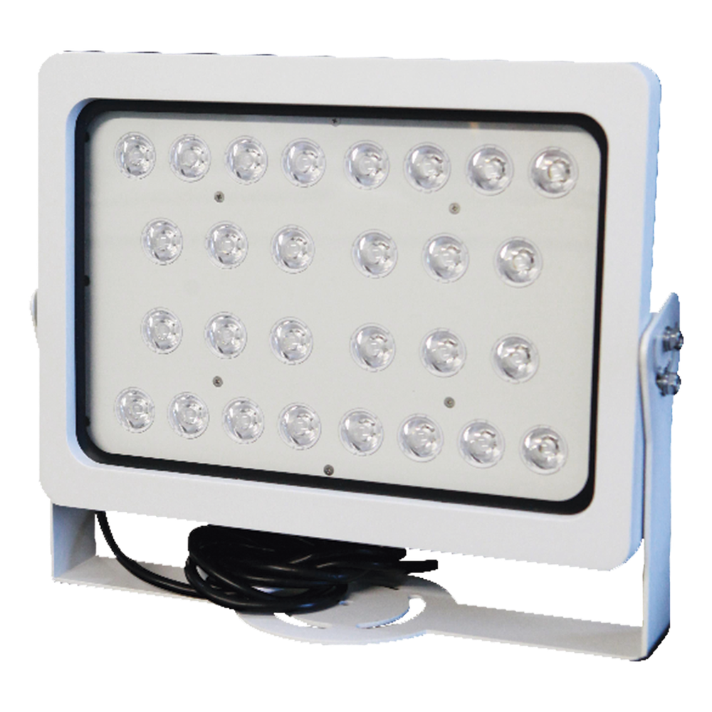 Lámpara LED Estroboscópica / 28 LEDs Alta Eficiencia / 250 lx / Alcance 16 a 25 m (52.5 a 82 ft) / Ángulo 10° / 1 Carril / IP66