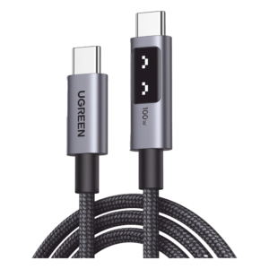 Cable USB-C a USB-C / Carga Rápida 100W / Transferencia 480 Mbps / Nylon Trenzado / 1 m (3.3 ft)