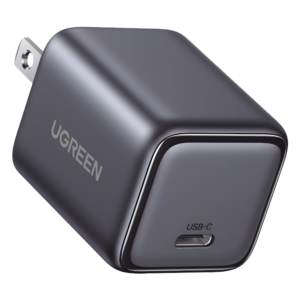 Cargador de Pared / 30W / 1 Puerto USB-C / PD3.0 / QC3.0 / PPS / GaN II / Compacto