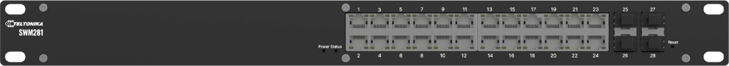 Switch Industrial Administrado / 24 Puertos Gigabit / 4 SFP / 56 Gbps / IP30 / Rack Mount / PROFINET Opcional