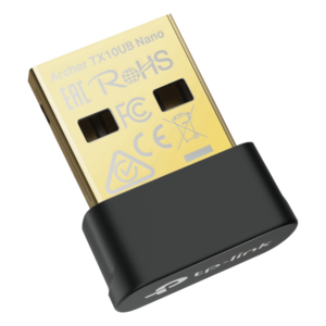 Adaptador USB Nano Wi-Fi 6 / Dual Band 900 Mbps / Bluetooth 5.3 BLE / WPA3 / 1024-QAM / OFDMA / MU-MIMO / 0.76 × 0.62 × 0.29 in