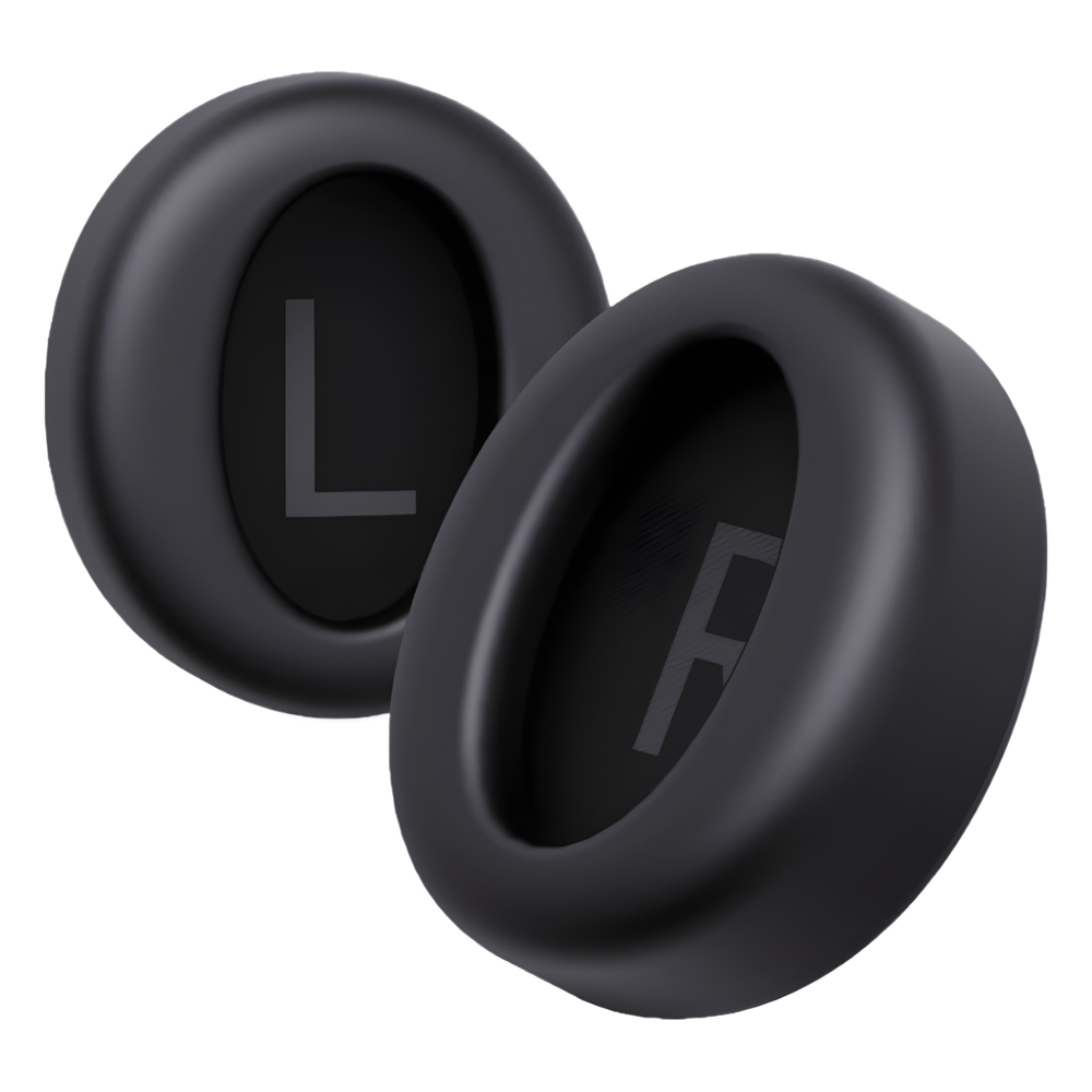 Almohadillas de Repuesto / Compatibles BH76 Plus / 1 Par / Negro / Acolchado Suave / Sellado Acústico Optimizado