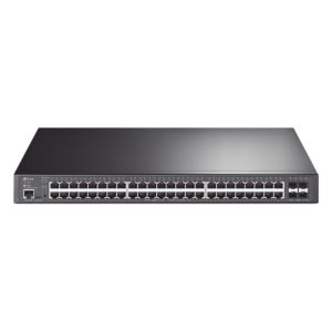 Switch L2+ PoE+ / 48 Puertos Gigabit PoE+ / 4 Puertos SFP+ 10G / Presupuesto PoE 500W / Rendimiento 176 Gbps / Montaje en Rack