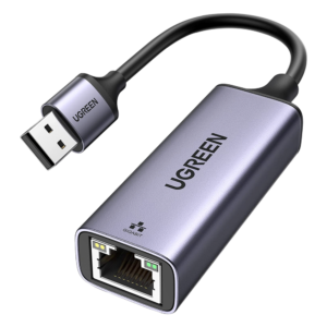 Adaptador de Red / USB-A 3.0 a RJ45 / Gigabit 10/100/1000 Mbps / Aluminio Anodizado / Cable 10 cm (0.33 ft)