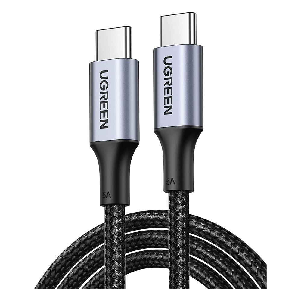 Cable USB-C a USB-C / Carga Rápida 100W / Transferencia 480 Mbps / Nylon Trenzado / 1 m (3.3 ft) / PD3.0 y QC4.0