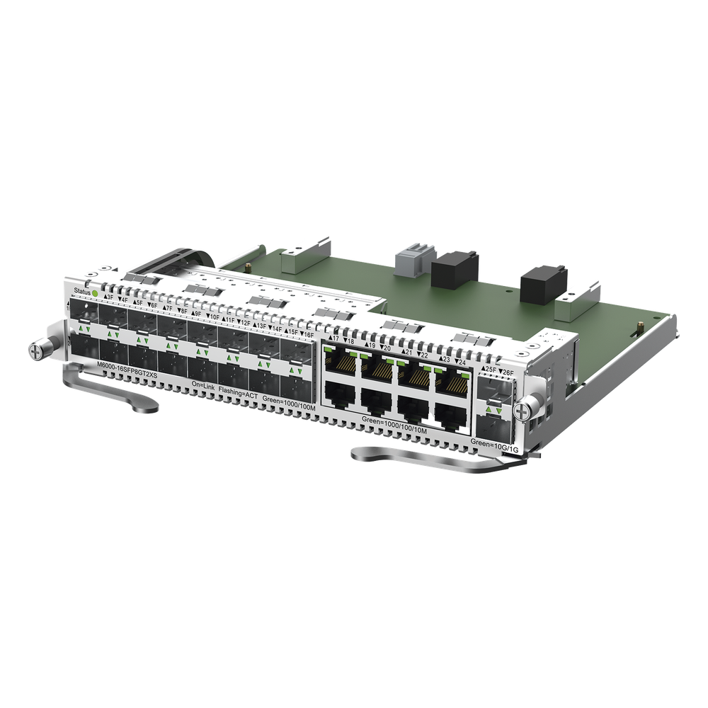 Tarjeta switch / 16 puertos SFP / 8 puertos RJ45 Gigabit / Compatibilidad RG-NBS6002