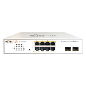 Switch PoE Administrable / 8 Puertos Gigabit PoE af/at / 2 x SFP Gigabit / Presupuesto PoE 120 W / Administración Cloud